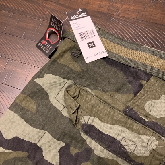 Ecko Unltd Belted Canvas Cargo Short - Picture 7 of 7